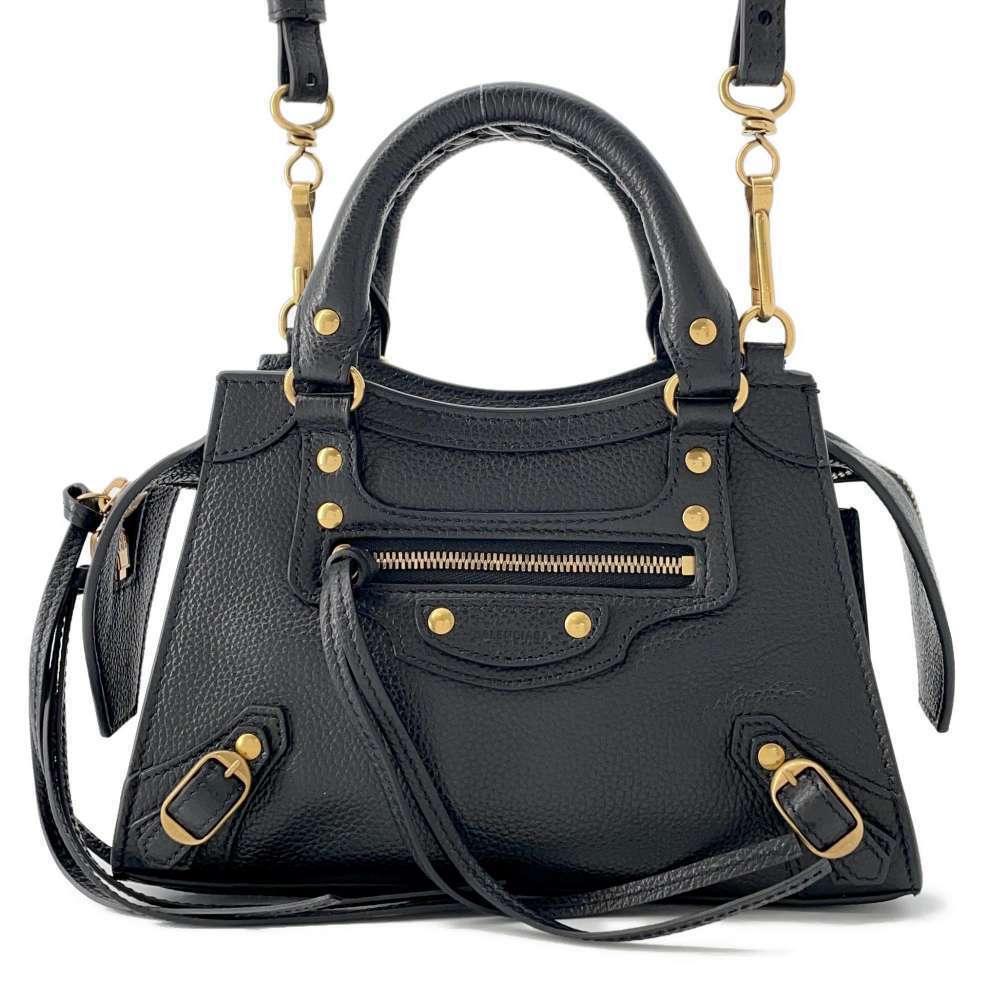 Balenciaga Neo City Handbag Shoulder Bag Black